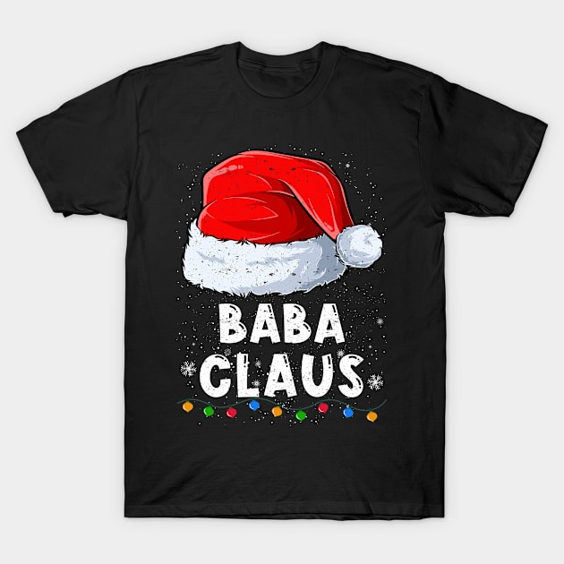 Baba Claus Christmas Santa Family Matching Pajama T-Shirt by tabaojohnny